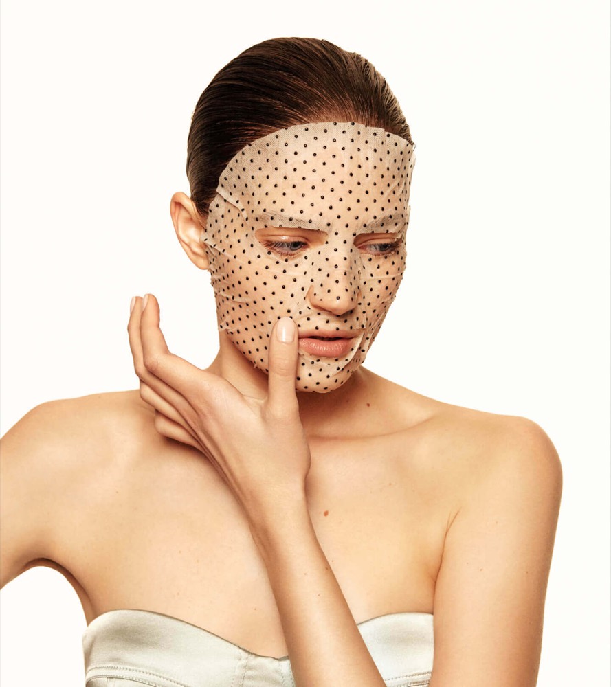 Anywell Facial Bar treatment room with warm rose gold details